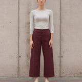 LUMILLA PANTALON CULOTTE VINO