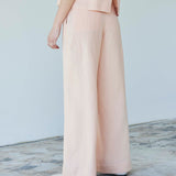 KAMARA PANTALON PALAZZO PEACH