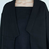 OXAM CHAQUETA CROP NEGRO